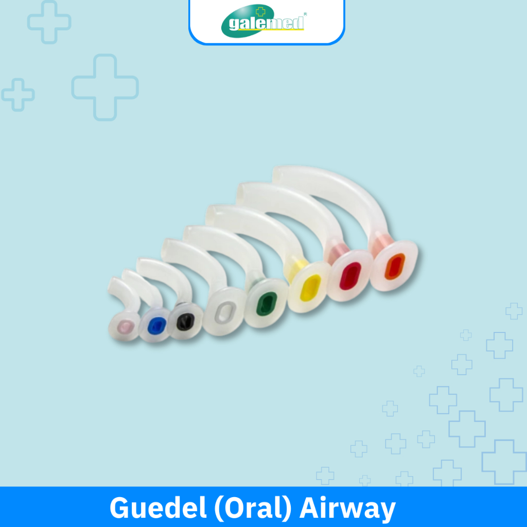 Galemed Guedel (Oral) Airway ท่อเปิดทางเดินหายใจ ทางปาก วัสดุทำจาก ...