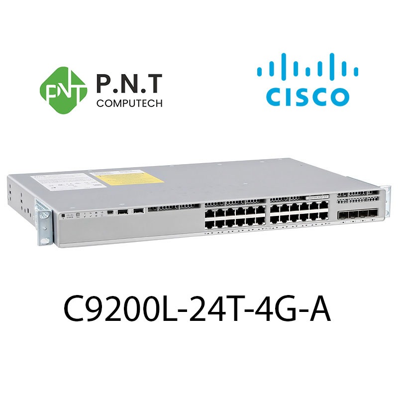 Cisco Catalyst 9200L 24-port PoE+, 4 x 1G, Network Advantage Switch ...