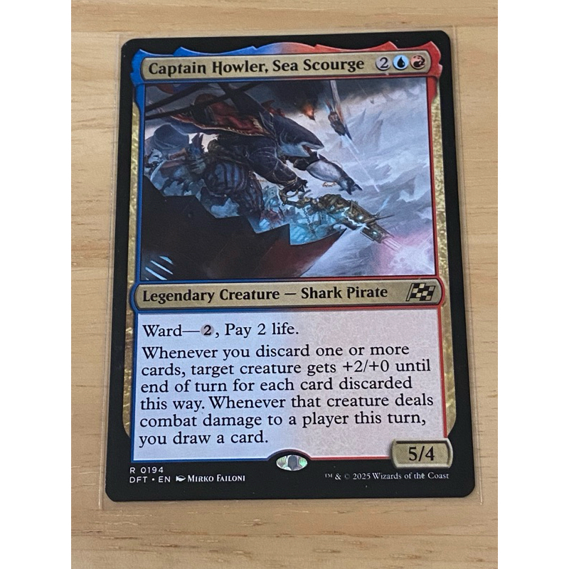 [MTG][DFT] Aetherdrift: Captain Howler, Sea Scourge การ์ดแท้ Magic The ...