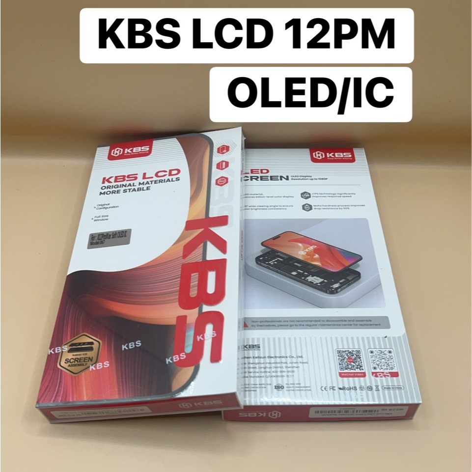 LCD KBS Display 12PM OLED IC จอ+ทัช แถมฟรีชุดไขควง+ฟิล์มกันรอย | Shopee ...