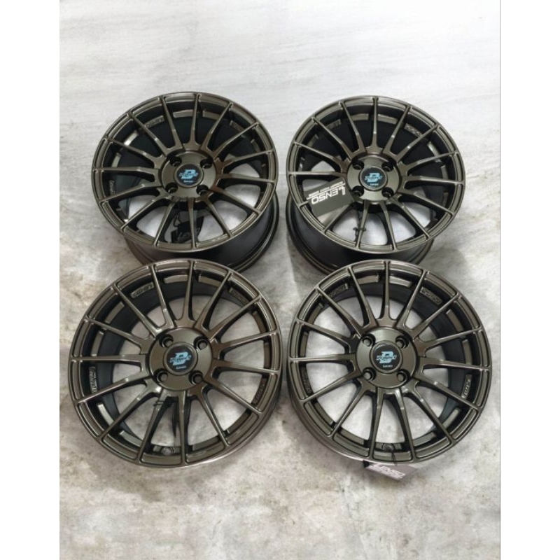 LENSO Project D R05 ล้อแม็ก ขอบ 15 4รู100 offset 35 กว้าง 7.5 ล้อ ...