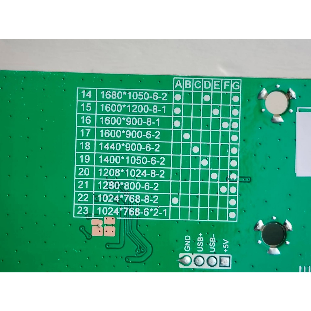 บอร์ดแปลงจอทีวีและจอคอมพิวเตอร์ LED LCD พร้อมรีโมทคอนโทรล และ 7 key ...