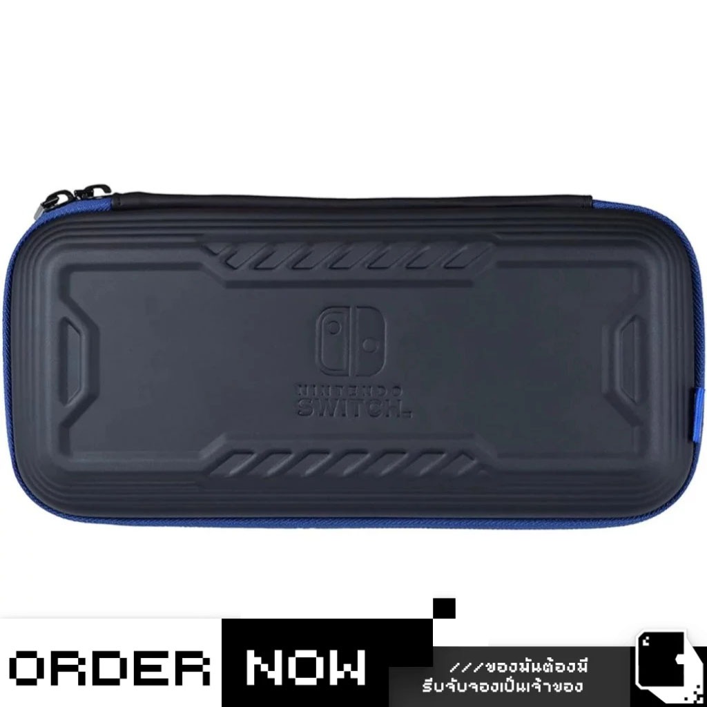 Nintendo™ Switch Tough Pouch Plus for Nintendo Switch / Nintendo Switch OLED Model (Blue x Black) (By ClaSsIC GaME)