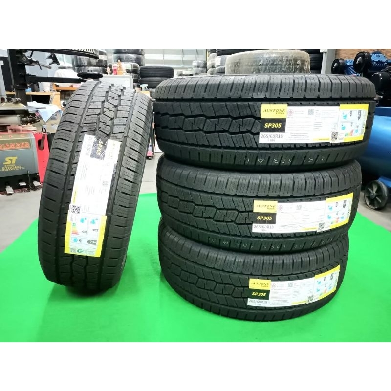 **ราคา 2 เส้น**ยางใหม่ 265/60R18 Austone Tormenta HT ผลิตต้นปี 2025 ...
