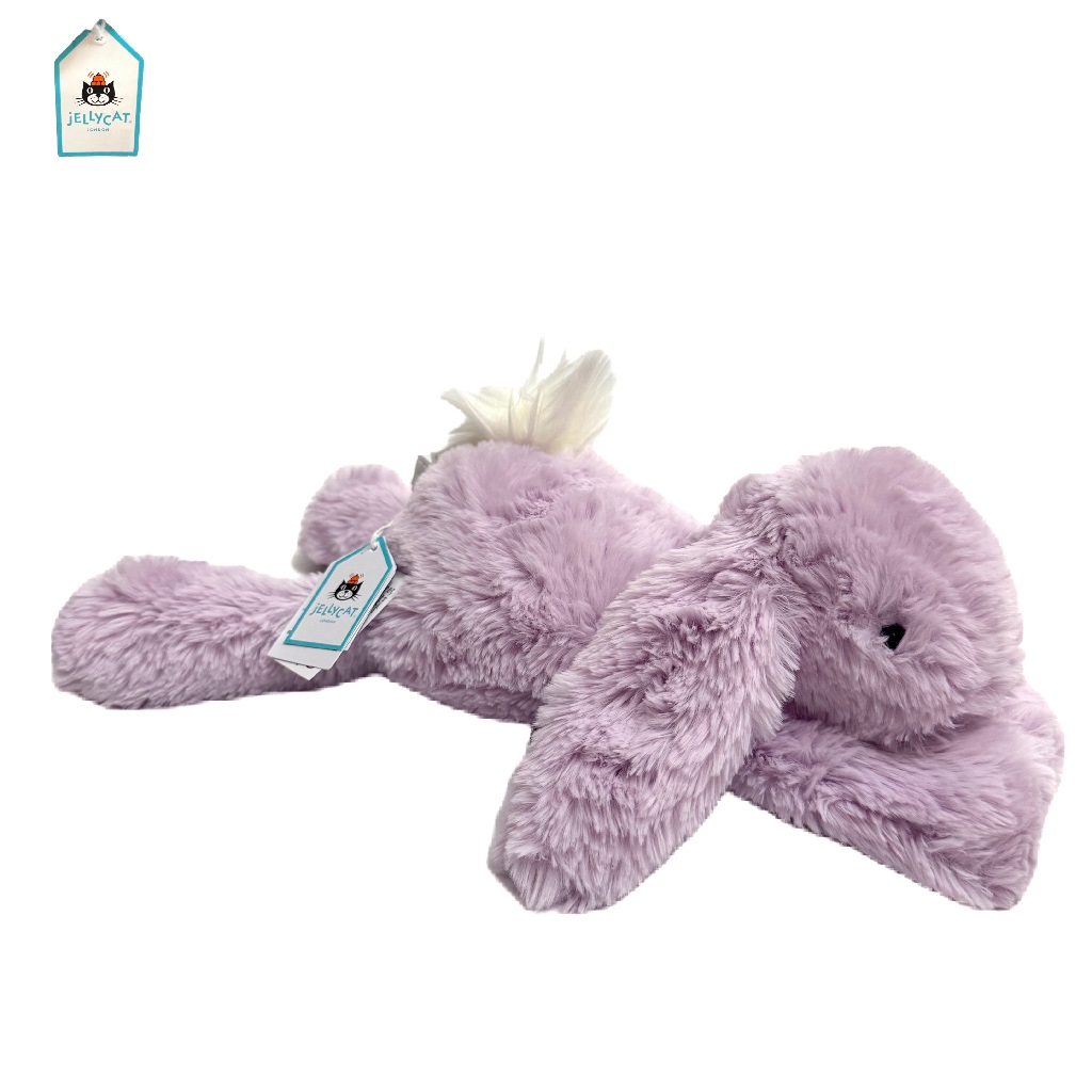 JELLYCAT ตุ๊กตาผ้าขน Smudge Rabbit Medium สี Lavender ของแท้จาก London ...
