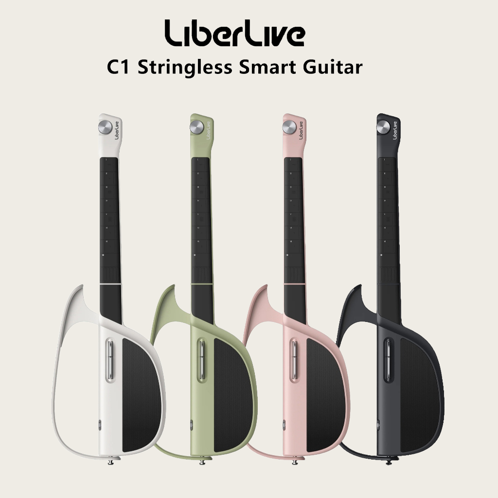 New Arrival】Liberlive C1 Stringless พับได้ Smart Travel Guitar