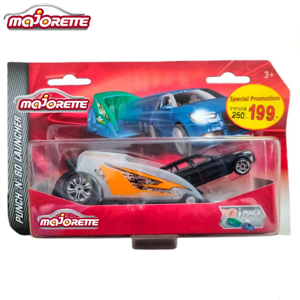 ชุดรถเหล็ก Majorette Punch 'N' Go Launcher + BMW 5 Touring พร้อมแท่นยิง ...