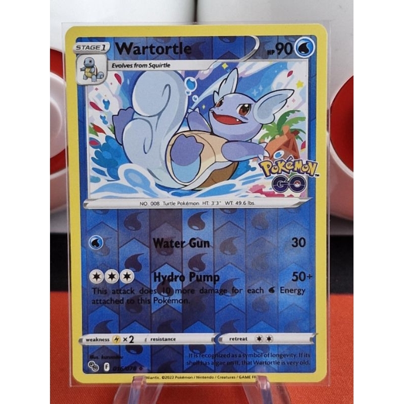 Wartortle 016/078 Pokémon GO Reverse Holo | Shopee Thailand
