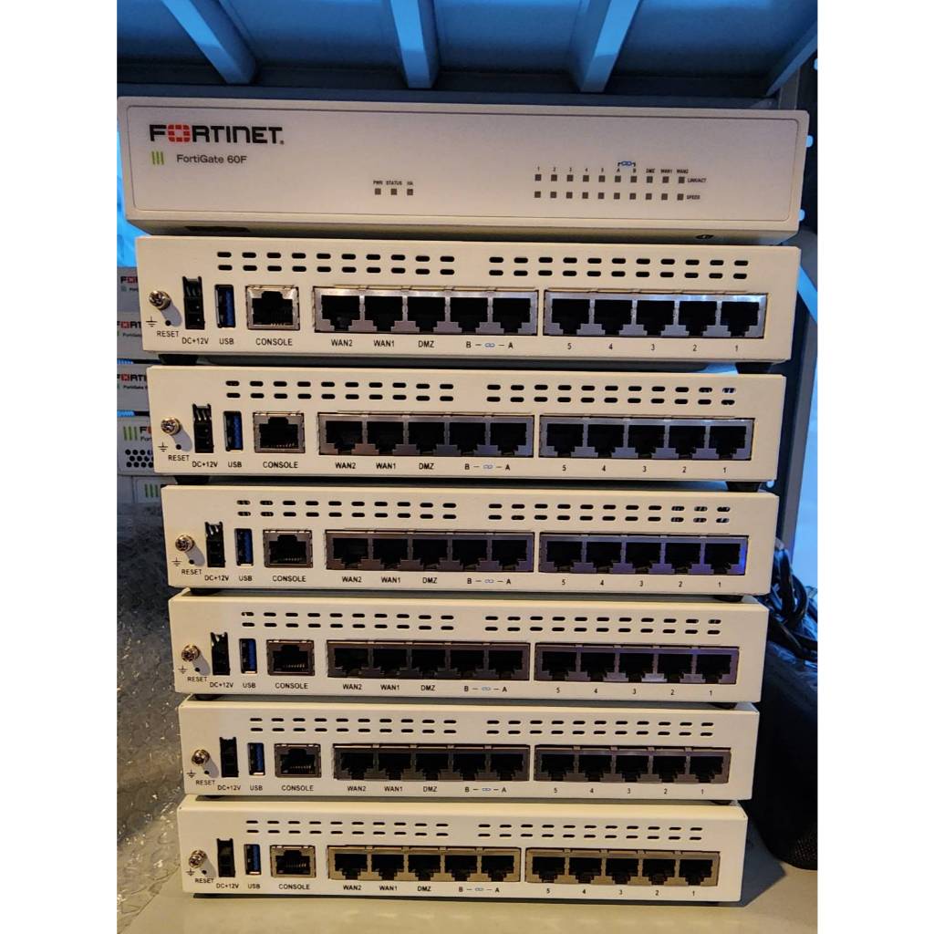 Fortinet Fortigate 60F ฟอร์ติเน็ต FG-60F Firewall พร้อมอแดปเตอร์แท้ มี ...