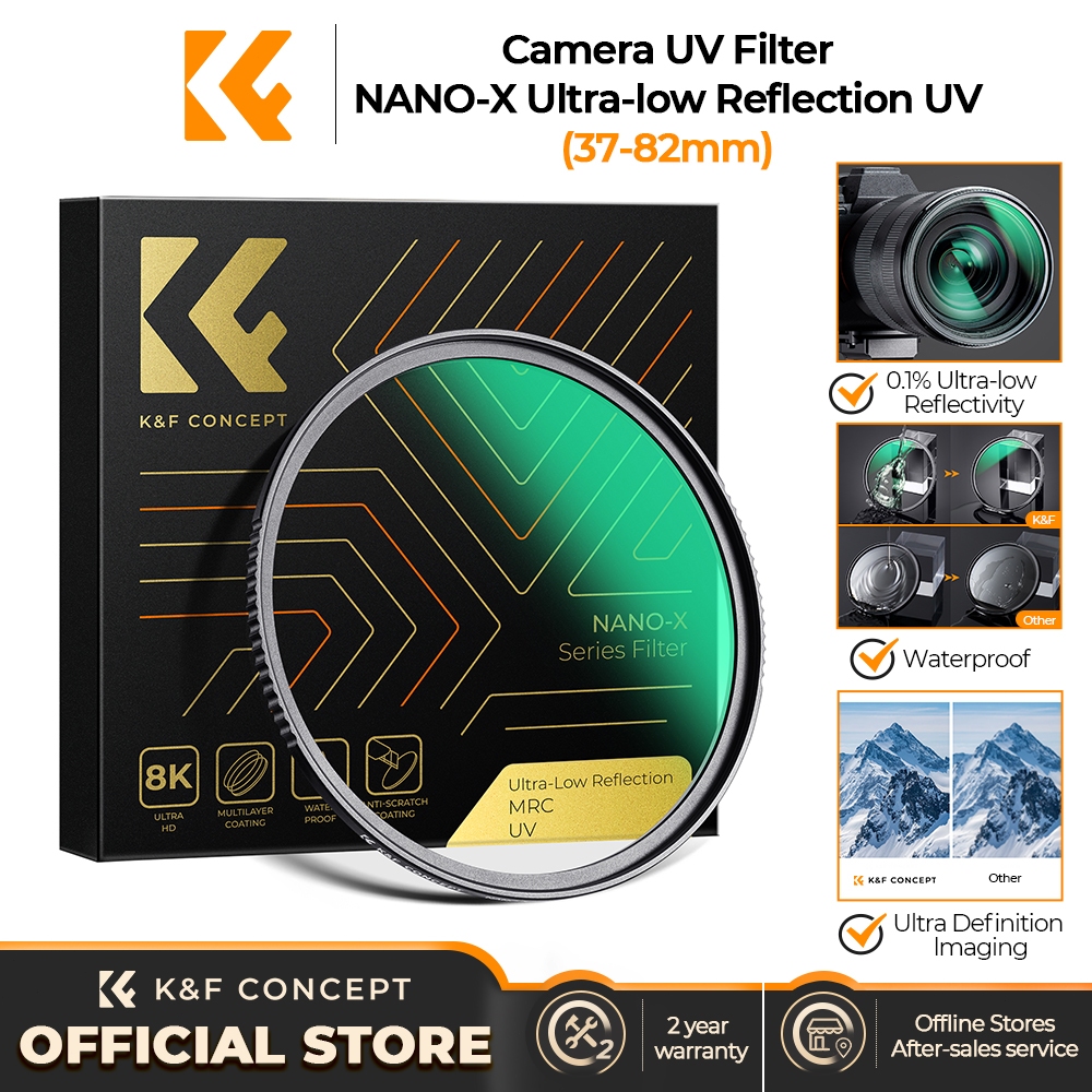 K&F CONCEPT 67mm Ultra Hard MCUV Filter Super Low Ref MCUV ฟิลเตอร์ ...