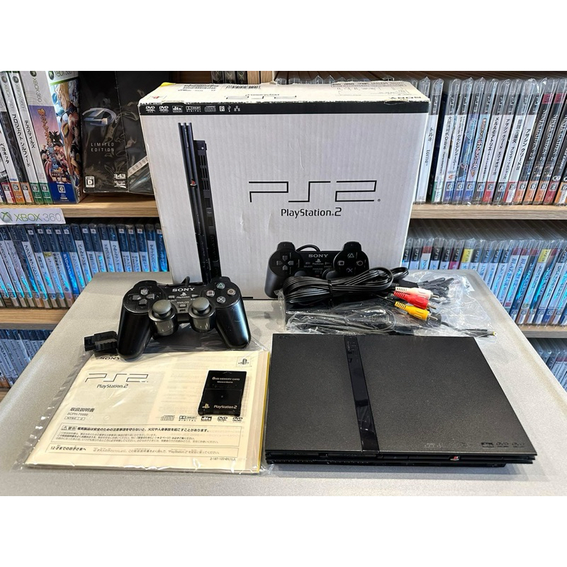 Console PS2 SCPH-70000CB Slim Nero &ndash; Playstation 2 SONY, Regione Free, Giappone