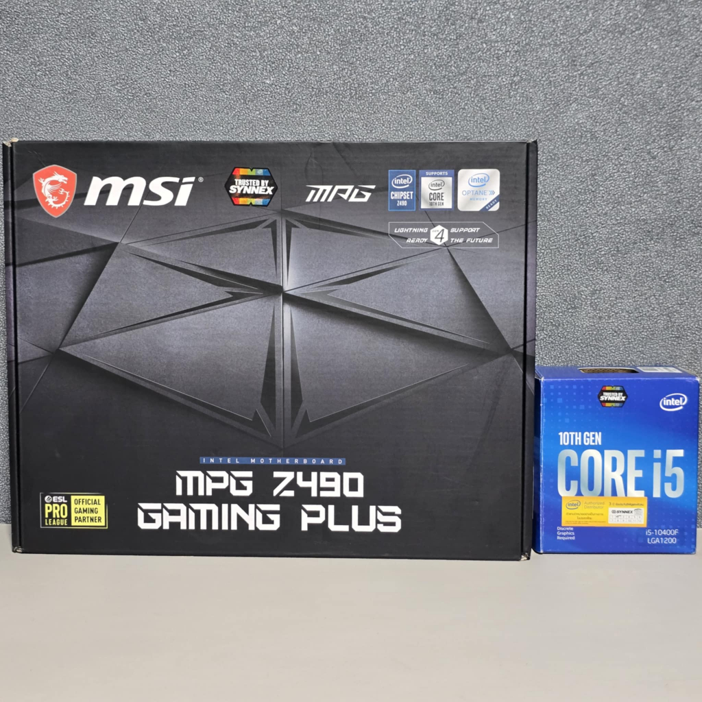 CPU INTEL CORE I5 10400F 6C/12T + MSI MPG Z490 GAMING PLUS (DDR4) (M ...