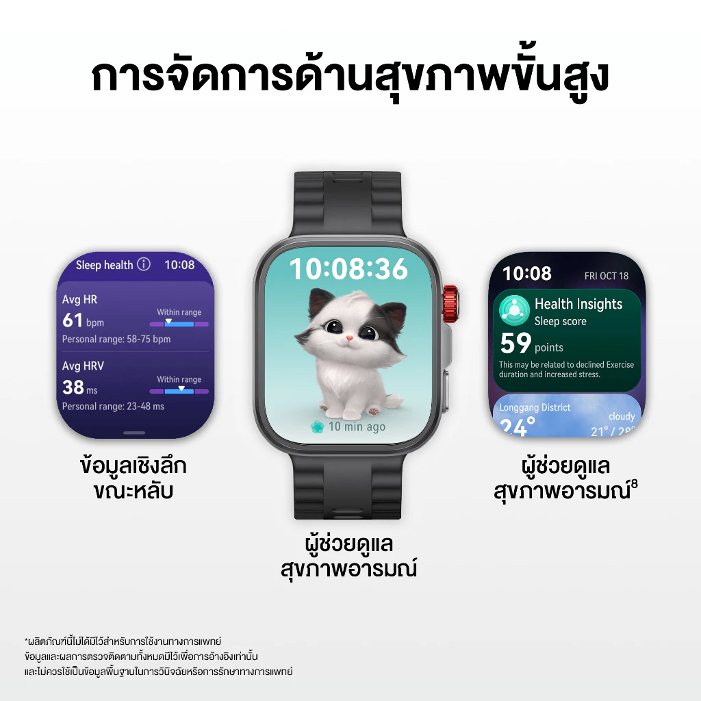 HUAWEI WATCH FIT 4 Series สมาร์ทวอช นาฬิกา smart watch การจัดการด้านสุขภาพขั้นสูง
