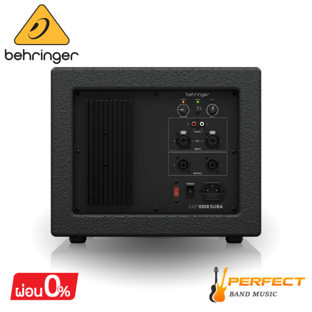 ลำโพงซับวูฟเฟอร์ Behringer SAT 1008 SUBA Active 600-Watt 8