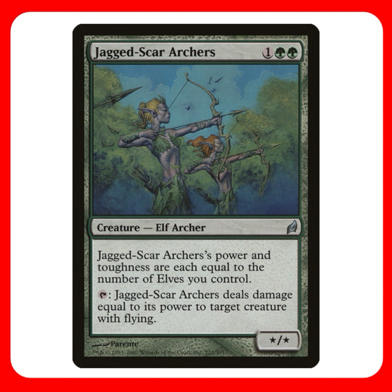 Carta Magic Jagged-scar Archers [lorwyn] Mtg Elf | Cuotas Sin Interés