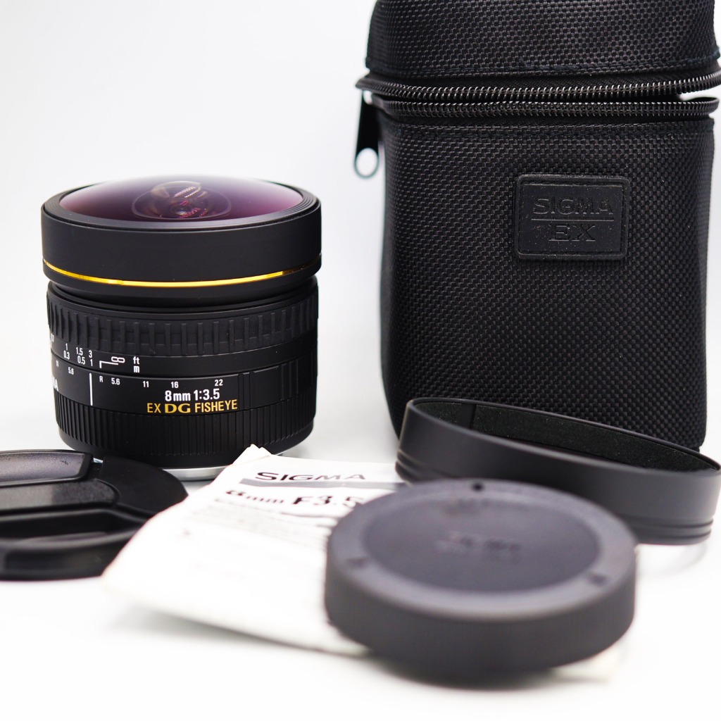 Sigma 8mm F3.5 EX DG Circular Fisheye Full-frame (Canon Mount
