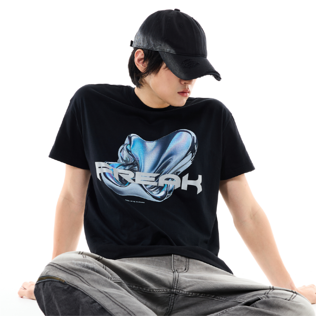 FREAK เสื้อยืด SS.10 FREAK RF LOGO (BLACK) | Shopee Thailand