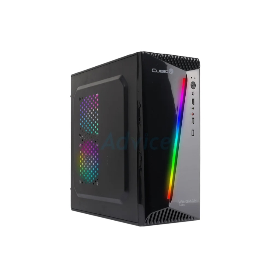 ATX CASE (NP) CUBIC WINGMAN RGB BLACK | Shopee Thailand