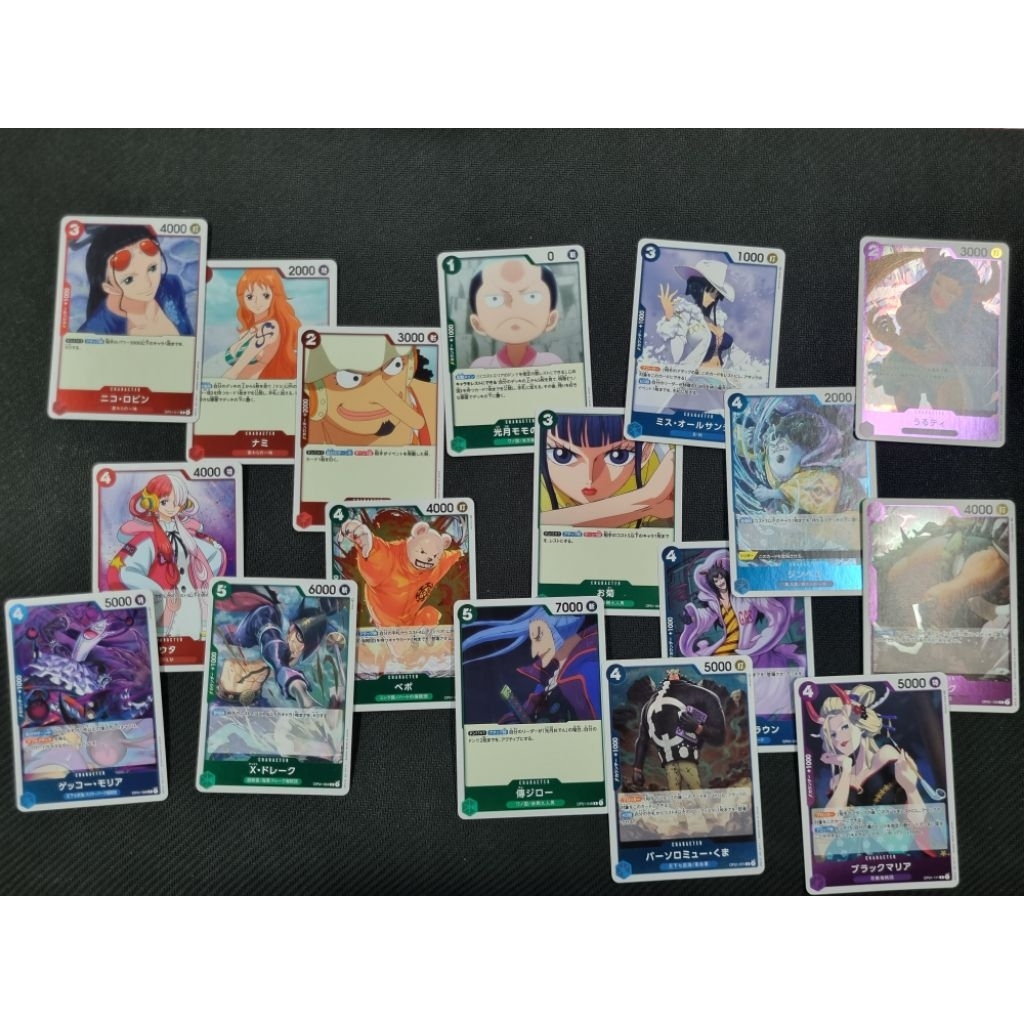 One Piece Card Game การ์ดประเภทตัวละคร ระดับ Rare จาก OP01 | Shopee ...