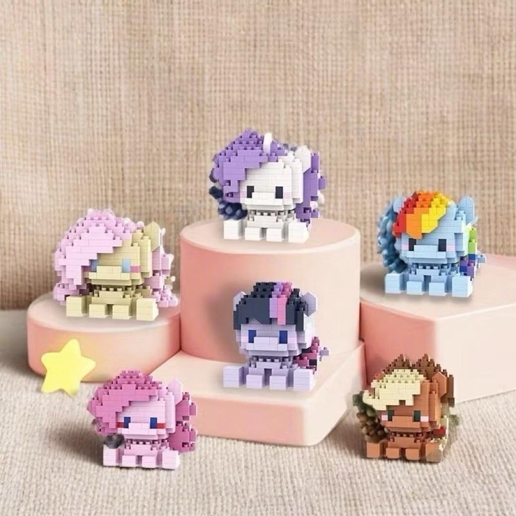 มีของพร้อมส่งในไทย🚛 ตัวต่อนาโน Size M - ม้าโพนี่ My Little Pony ...