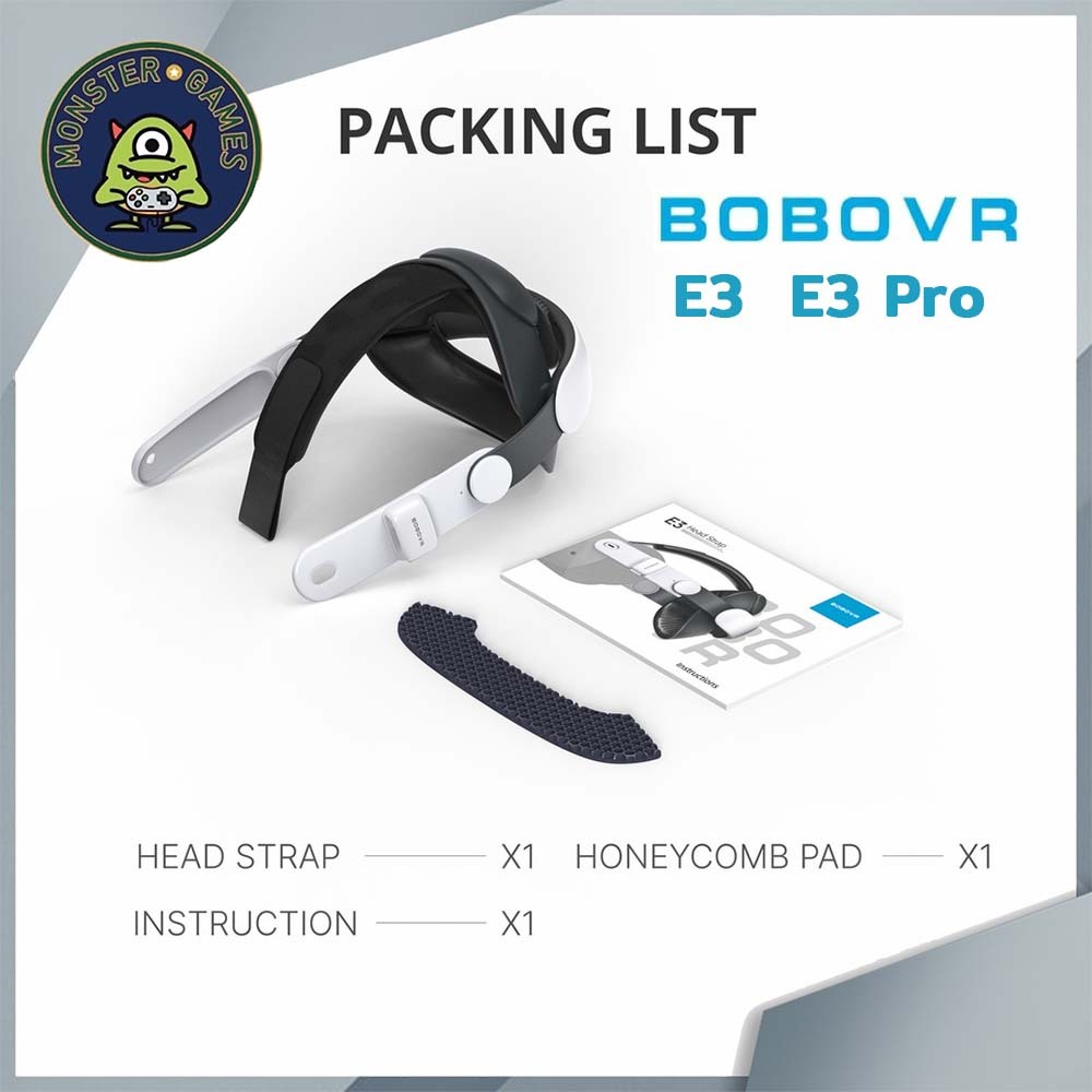 BOBOVR E3 Pro Battery Strap - For Quest 3 & 3S