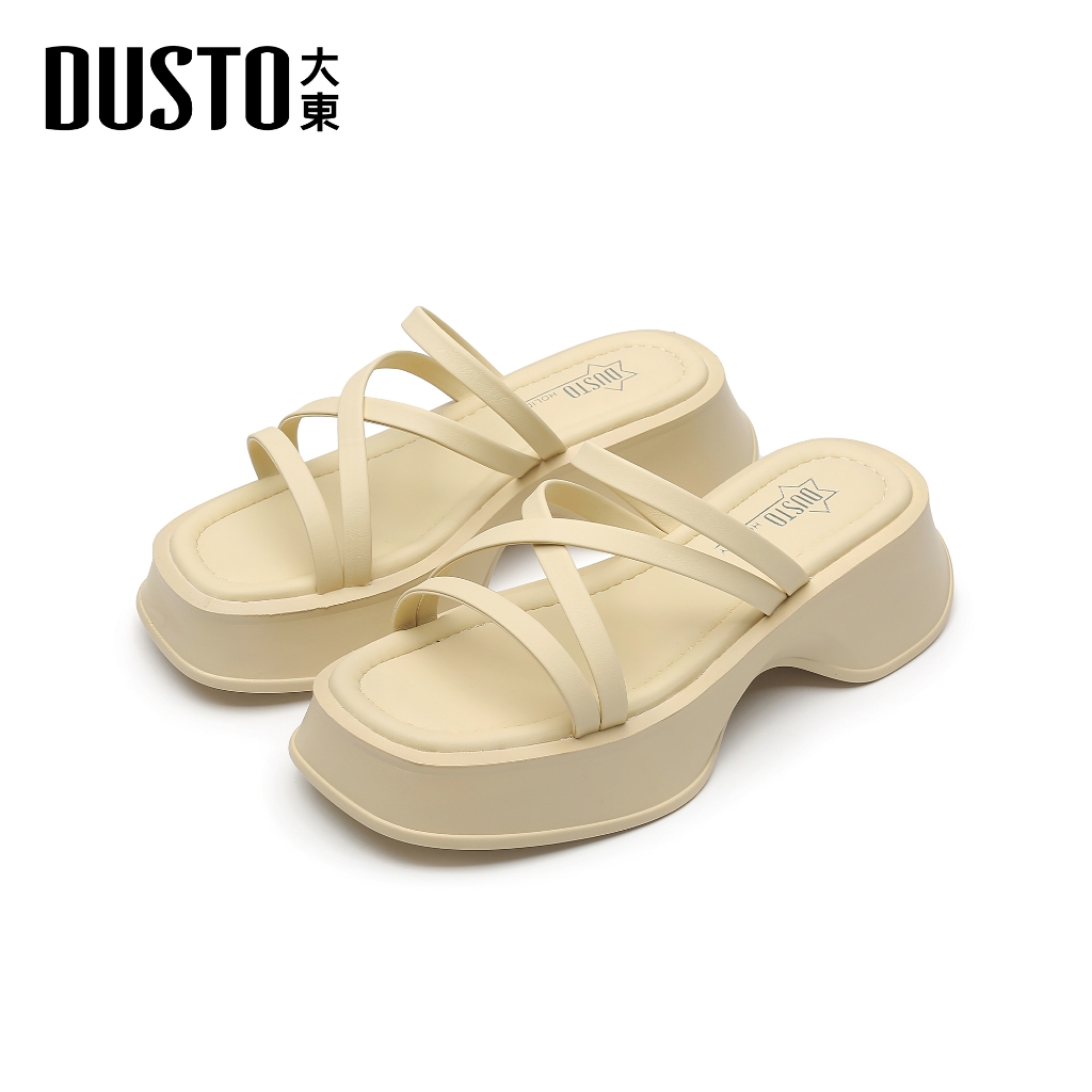 DUSTO รองเท้าเสริมส้น ฤดูกาล2025 เสริมส้น 3.5cm รุ่นพิเศษสีพาสเทลทัน ...