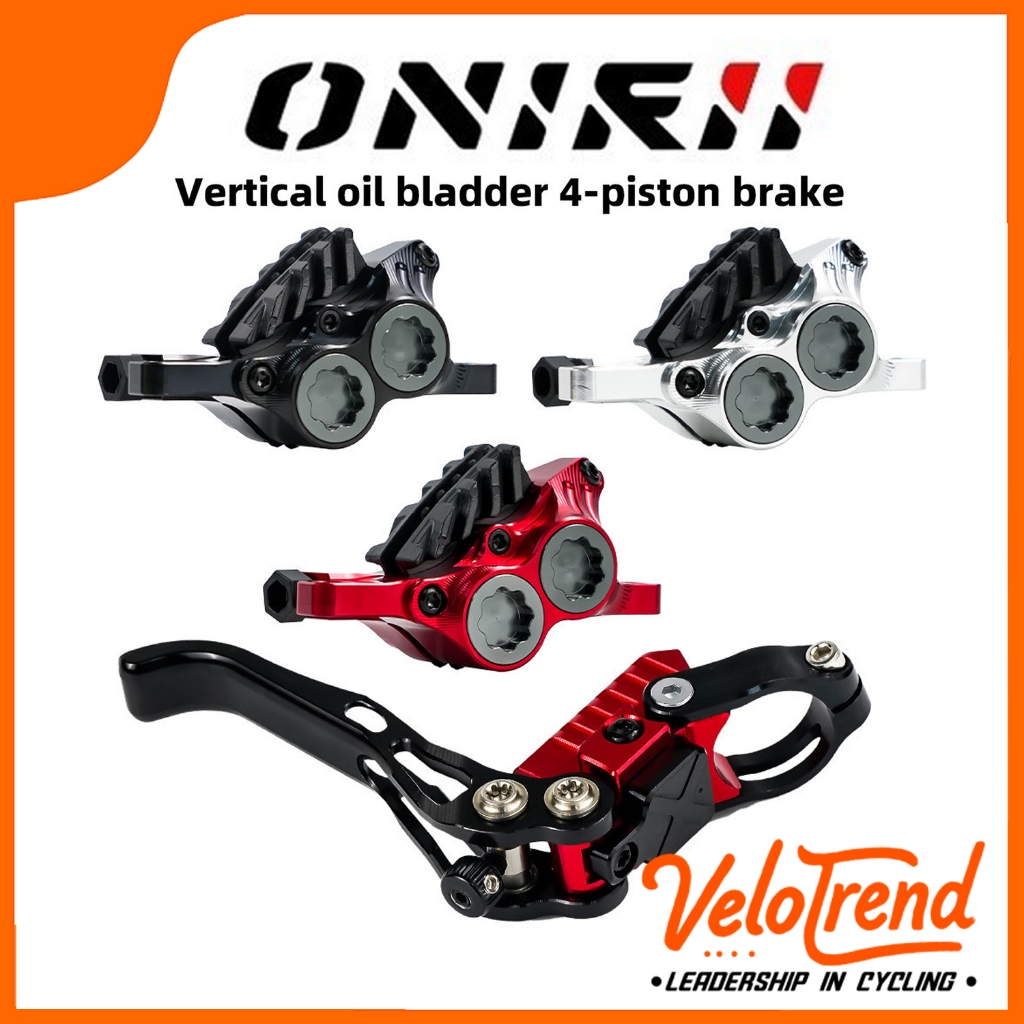 IIIPRO Vertical Cylinder MTB Brake 4 Piston Hydraulic Disc Brake ...