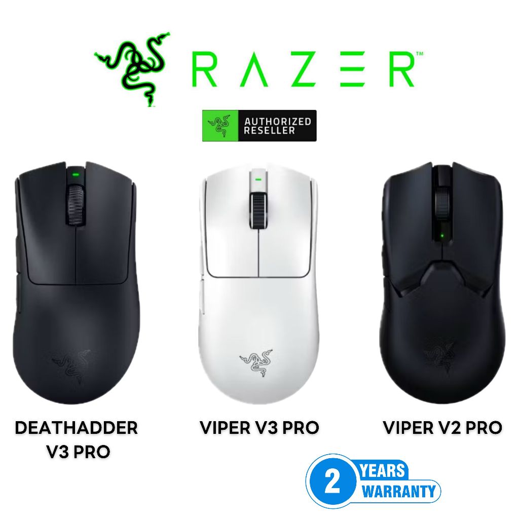 Razer Viper V3 V2 Pro , Deathadder V3 Pro เมาส์เกมมิ่งไร้สาย น้ำหนักเบา ...