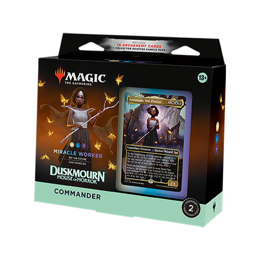 マジック：ザ・ギャザリング Miracle Worker Commander Deck MTG Card Deck Magic The Gathering Duskmourn Commander Deck