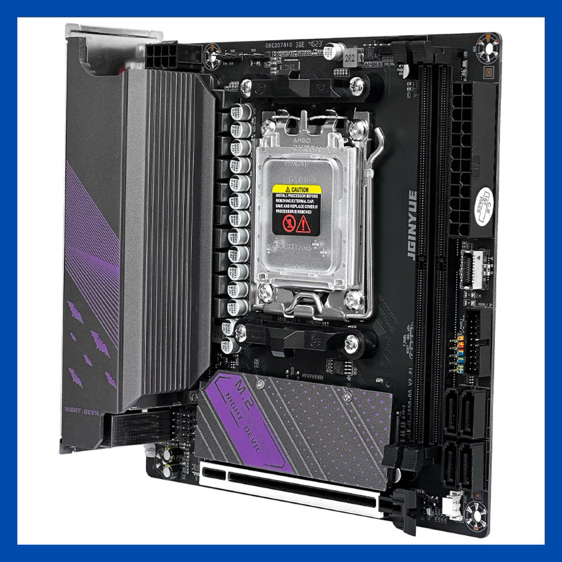 JGINYUE B650I NIGHT DEVIL ( B650 ITX ) | Shopee Thailand JGINYUE B650I NIGHT DEVIL ( B650 ITX ) | Shopee Thailand