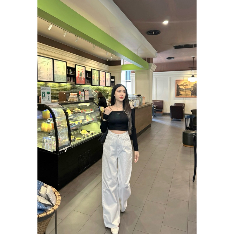 กางเกงยีนส์ขากระบอกใหญ่ เอวสูงมากผ้าไม่ยืด (ป้ายFAHSU)รุ่น biggy jeans ...