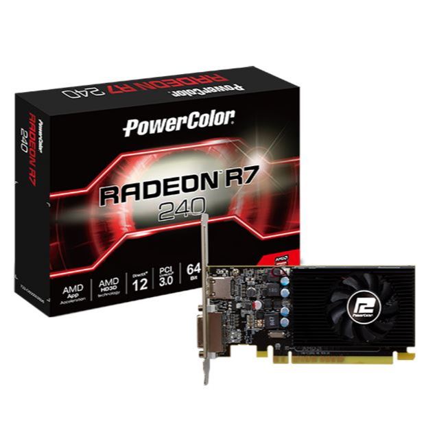 PowerColor R7 240 2GB 64BIT GDDR5 ประกัน 3 ปี | Shopee Thailand