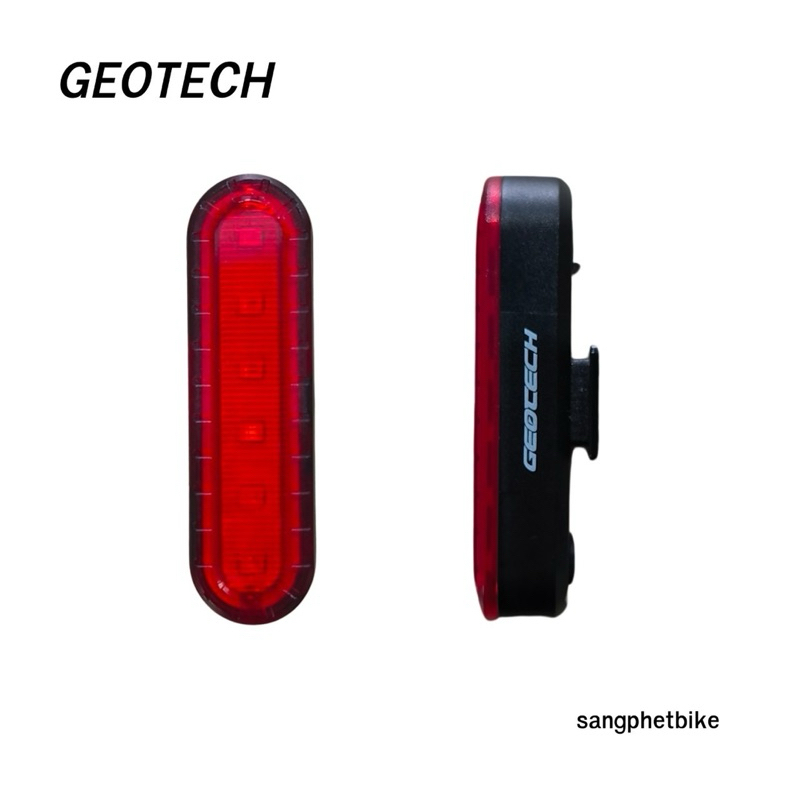 ไฟท้ายจักรยาน GEOTECH ชาร์จ USB-C รุ่น EBL-056B | Shopee Thailand
