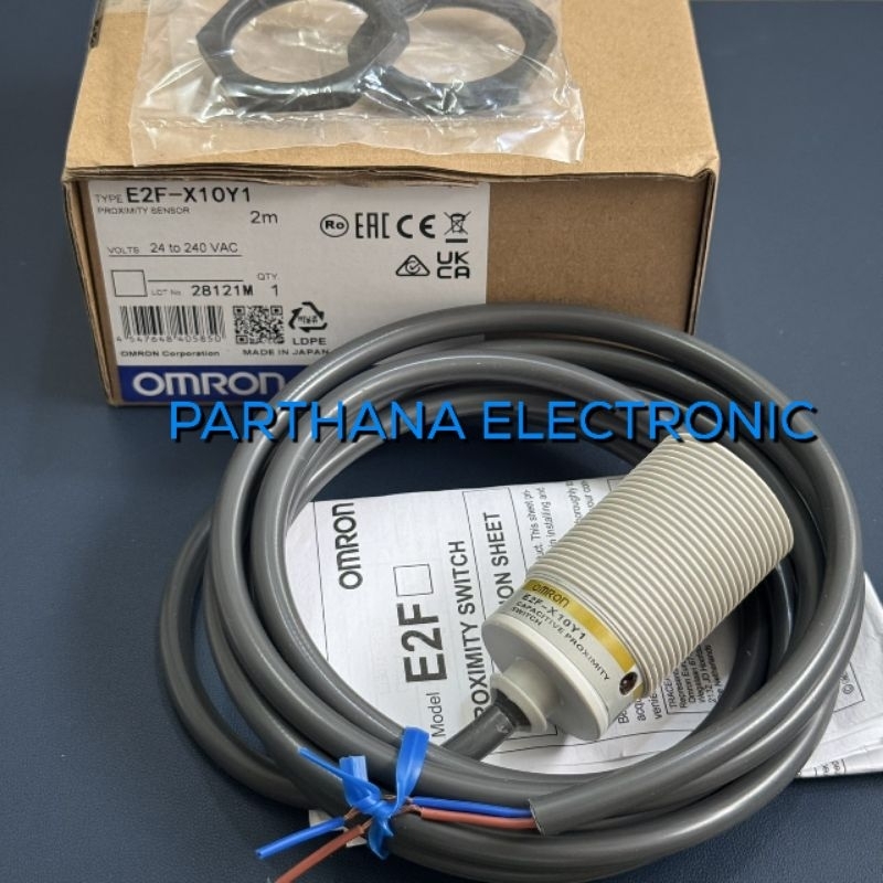E2F-X10Y1 Proximity SensorหัวM30 Output:NO 2สาย 24-240VAC | Shopee Thailand