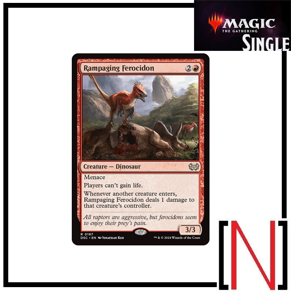 [MTG][Single][DSC] Rampaging Ferocidon ระดับ Rare [ภาษาอังกฤษ] | Shopee ...