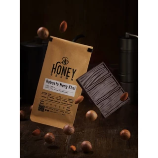 HONEY BROWN เมล็ดกาแฟคั่ว Robusta Nong Kai - โรบัสต้าหนองคาย 200g- 1kg photo