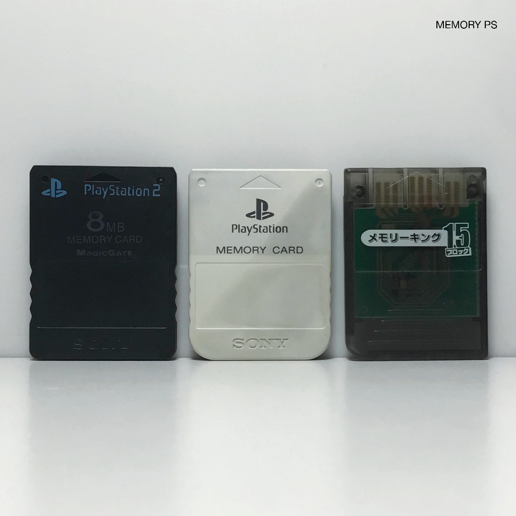MEMORY CARD PS2 และ PS1 (รวม 3 อัน มีทั้งแท้และไม่แท้) | Shopee Thailand