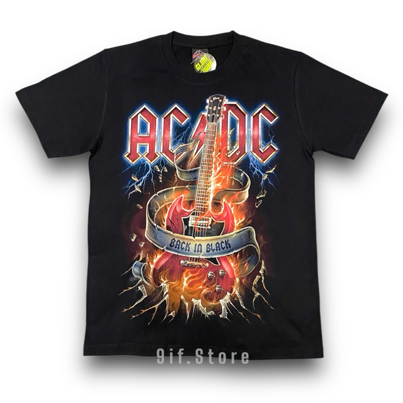 AC/DC スプラッター柄 Tシャツ AC/DC スプラッター柄 Tシャツ