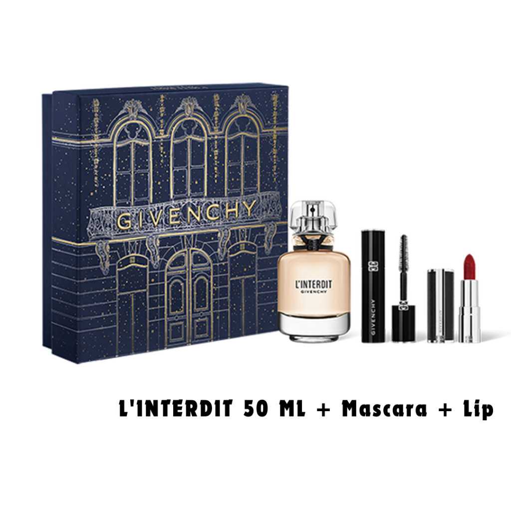 SET GIVENCHY L'INTERDIT EAU DE PARFUM - CHRISTMAS GIFT SET ป้ายคิง ...