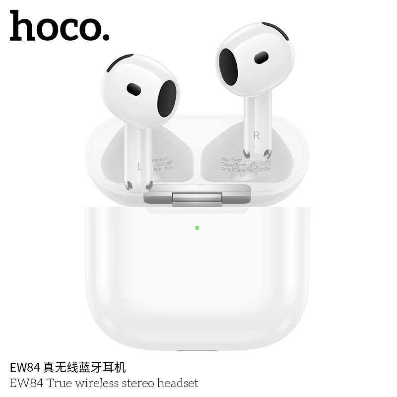Hoco EW84 หูฟังบลูทูธไร้สาย BT 5.4 ความจุ 300mAh ใช้งานนาน 6ชม. ระบบ ...