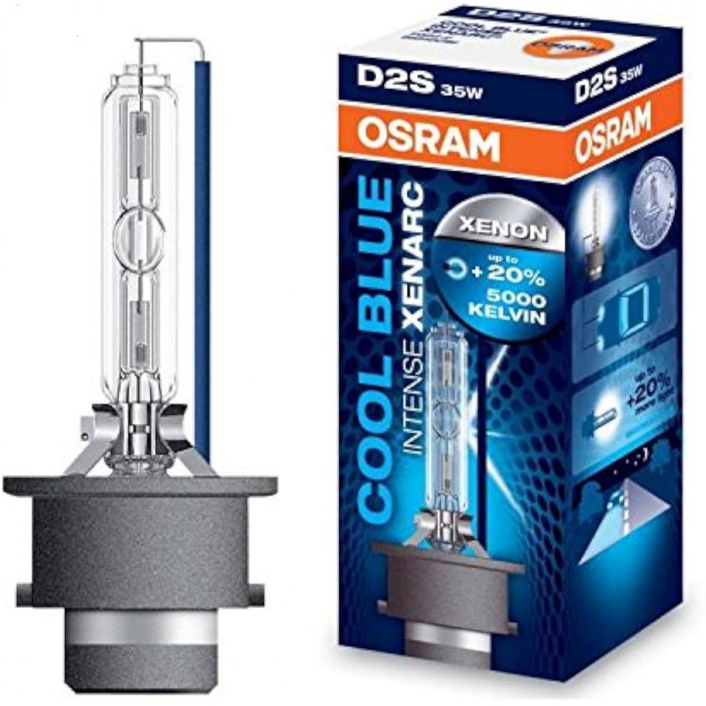 OSRAM XENARC Cool Blue Intense D2S – +150% Luminosité – 6200K Look LED – Lampe Xénon (x2)