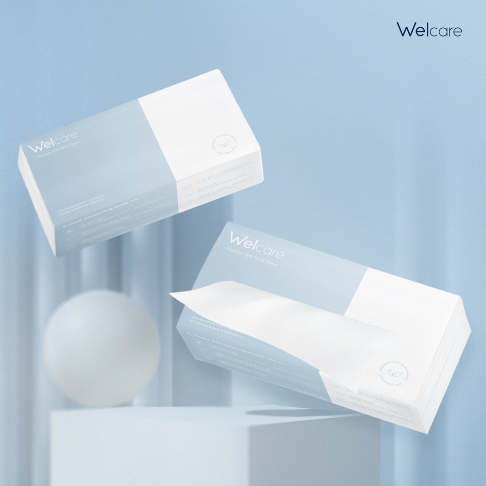 [Official] Welcare Premium Soft Facial Tissue ทิชชู่เช็ดหน้าพรีเมียม 1,560 แผ่น/หิ้ว หนา นุ่ม เกรดพรีเมียม - 4
