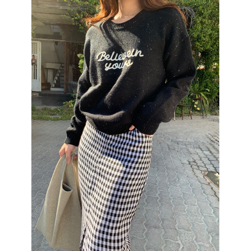 Charlotte irony| Believe in yours sweater