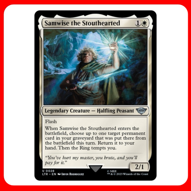 [MTG] Samwise the Stouthearted [LTR] [WHITE] [UNCOM] [NORMAL] [ENG ...