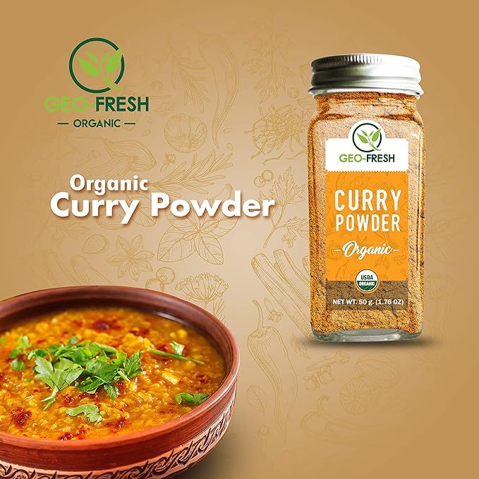 ผงกะหรี่ออร์แกนิค Geo-Fresh Organic Curry Powder, 50g | Shopee Thailand