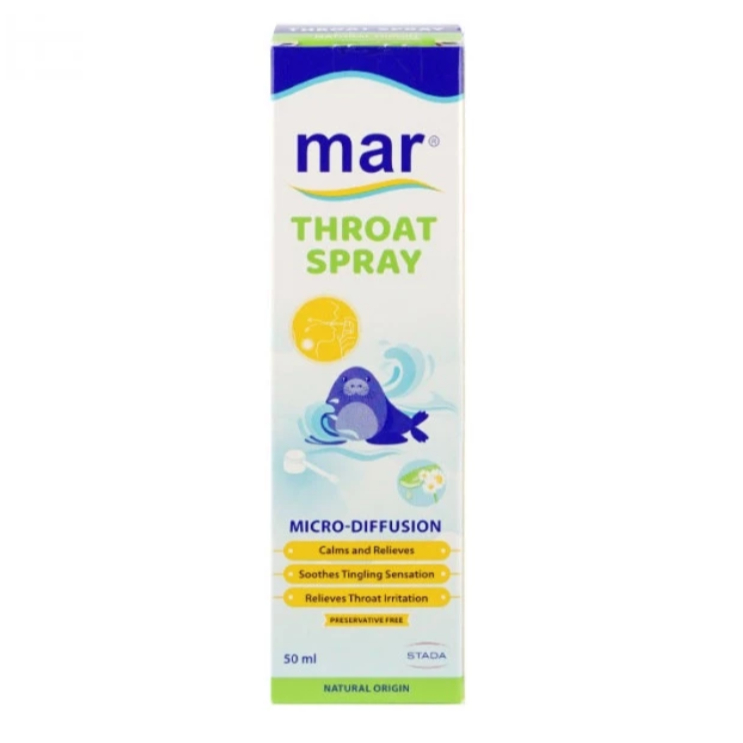 Mar Throat Spray มาร์ โทรต สเปรย์ สเปรย์พ่นคอ บรรเทาอาการเจ็บคอ อาการ ...