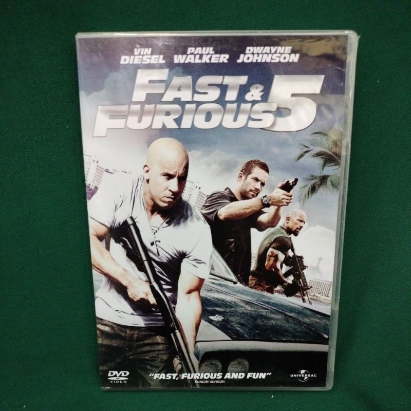 แผ่น dvd หนังเรื่อง fast furious 5 แผ่นแท้ มือสอง | Shopee Thailand