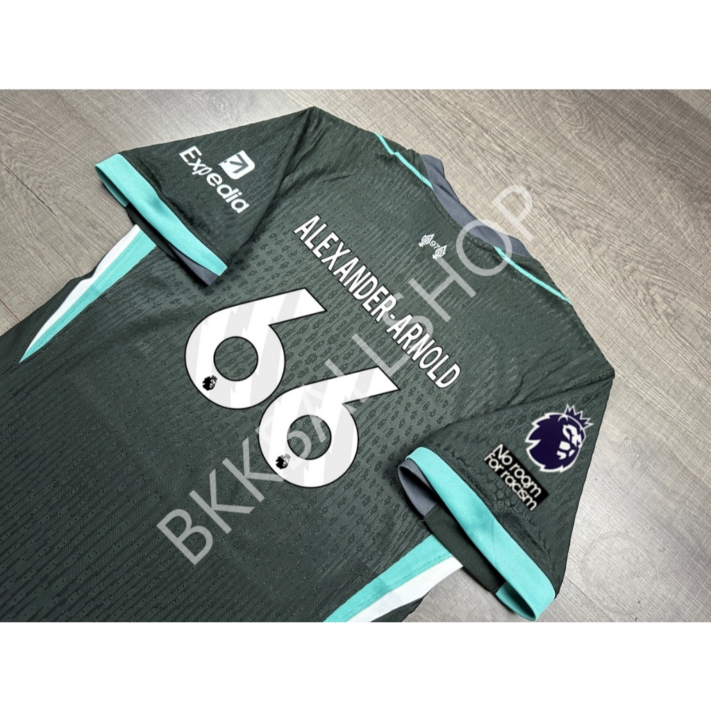 [Player] - เสื้อฟุตบอล ลิเวอร์พู Away เยือน 2024/25 พร้อมเบอร์ชื่อ 66 ...