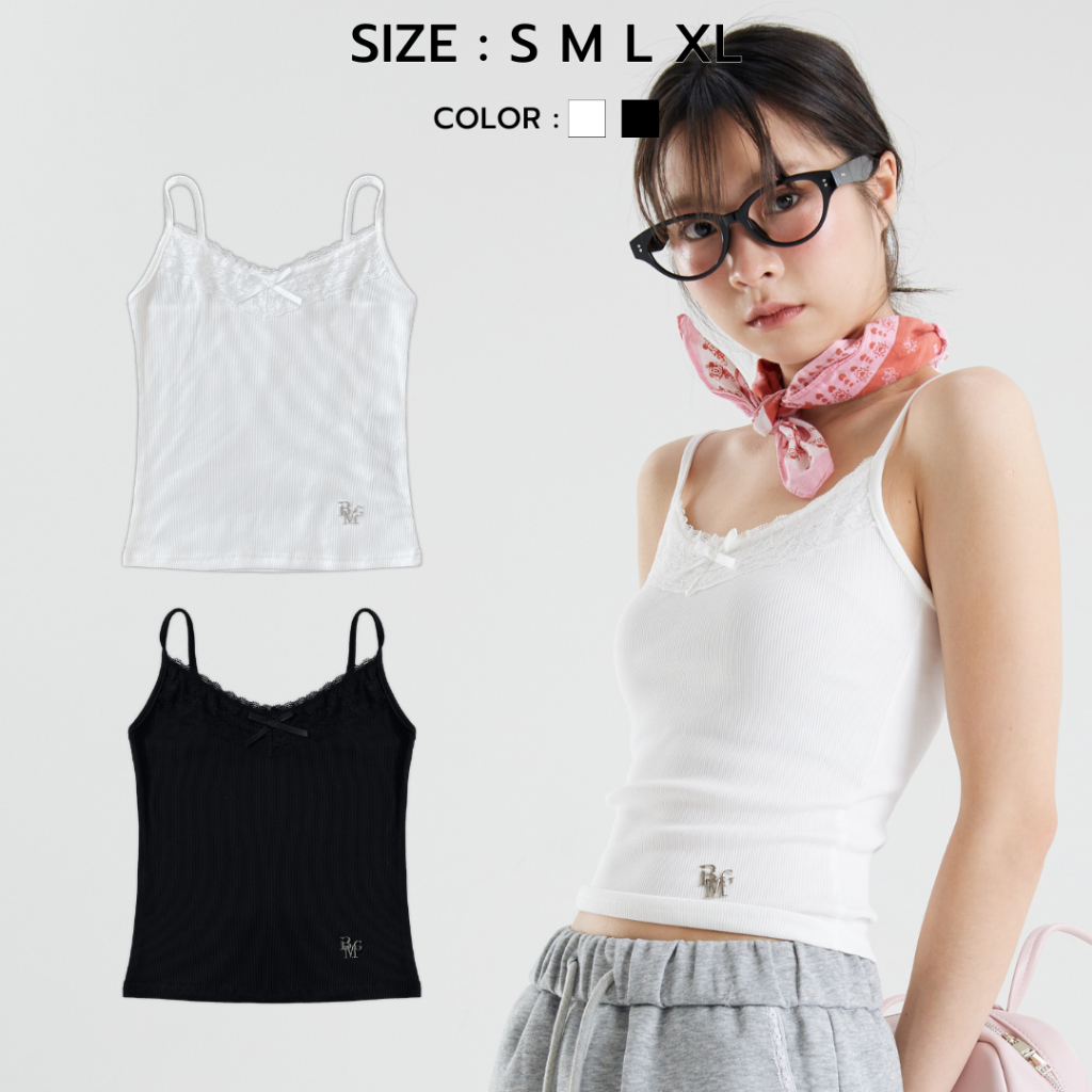 Bemingtop773(S-XL) - Label Top สายเดี่ยวลูกไม้น่ารักจริงๆค่ะ Detail ...