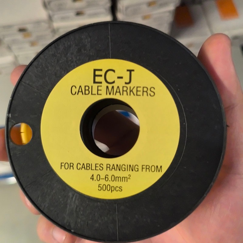 1 ม้วน / วายมาร์คเกอร์ Wire Marker Cable markers แบบตัวเลือก EC-0 EC-1 ...